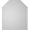 Ekena Millwork Octagonal Top Surface Mount PVC Gable Vent w/ 2"W x 1-1/2"P Brickmould Frame, 12"W x 14"H GVPOT12X1402SN - alternate 3